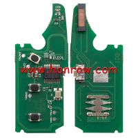 For Por Cayenne 3+1 button flip remote  key with with red panic with ID46 Chip and 433Mhz
