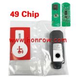 For Yamaha TMAX530 560 smart remote key with ID49 Chip 433MHz
