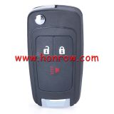  For Original Chevrolet Spark 3 button remote key with 433.92MHz FSK 8E Chip P/N: GM94543201