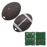 For Fo 3+1 button remote key with 315mhz