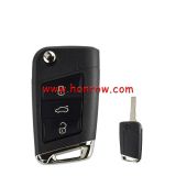 For Original VW   3 Button Flip Remote key -433Mhz  
