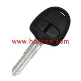 For Mit 2 button remote key blank with Left Blade