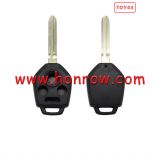 For Subaru 3 button remote Key Shell with TOY43 blade