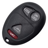 For Cad 3+1 button remote key blank With Battery Place
