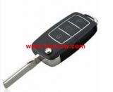 For V 3 button  waterproof  remote key blank with Black color