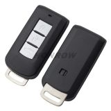 For Mit 3 button remote key blank with emergency key blade
