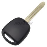 For To 2 button remote key blank with TOY43 blade