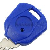 For Ho Motorcycle transponder key blank with left blade