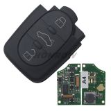 For Au 3 button  button control remote and the remote model number is  4DO 837 231 N 434MHZ