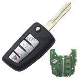 For Nis 4 button replace remote key with 315mhz FCCID is KBRASTU15