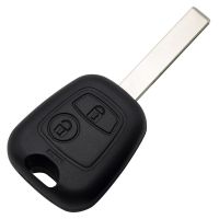 For Peu 2 button remote key blank with 407 key blade