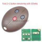 For Ford 2+1 button remote key with 433mhz
