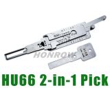 Original Lishi for VW HU66 decoder  and lock pick  combination tool with best quality