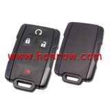 For Chev black 4 button remote key with 433mhz 