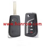 For Toyota 3+1 button remote key blank toy48 blade