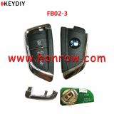 KEYDIY Luxury Garage Remote KD FB02-3 Remote for KD900 URG200 KDX2 KD MAX Auto Key Programmer