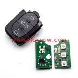 For Audi 3+1 button remote key with  big batteAry  434MHZ  the remote control model is 4D0 837 231 K 434MHZ