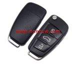 For Audi  A6L 3 button Remote key Blank without logo