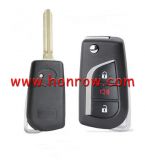 For Toyota 2+1 button remote key blank toy48 blade