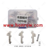 For Toyota TOY48 Car Lock Repair Kit， it contains 1,3,5 Each parts has 50pcs