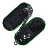 For New Product -For  Fi 3 button flip remote key blank (Green Color)