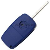 For Fi 3 button flip remote key blank (Blue Color)