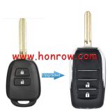 For Toy 2 button Modified Flip Car Key Shell with TOY43 blade