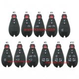 For Chry 11pcs  remote key with 433mhz