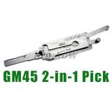 Original Lishi GM GM45 lock pick and decoder together 2 in 1 with best quality