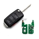 For Au A8 3+1 button flip Remote key with 315Mhz