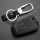 For Buick 3+1 button  button key cowhide leather case used for Regal 09-14  for Chevrolet, for Cruze, for AVEO, for CAPTIVA, for Malibu,ect.