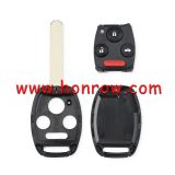 For Honda 3+1 button remote key with  313.8Mhz  ID46 chip FCCID:N5F-S0084A