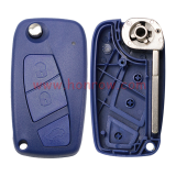 For Fi 3 button remtoe key blank with special battery clamp Blue color  