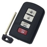 For To 3+1 button remote key shell ,the button is square and white