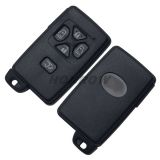 For To 5 button remote key shell with key blade