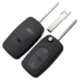 For Au 2 button remote key blank without panic  (2032 battery  Big battery)