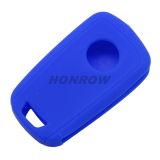 For Chevrolet 3+1 button silicon case (Blue color) (MOQ:50pcs)