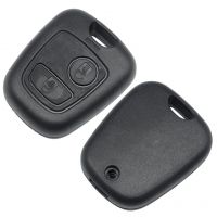 For Peu 2 button remote key case for VA2&HU83&NE78 307&407&406 key blade (without key blade)