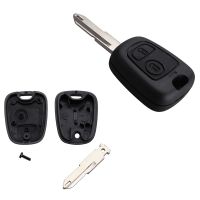 For Peu 2 button remote key blank with 206 key blade