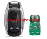 For Bentley 3+1 Buttons with 433MHz ID46 PCF7945AC modified smart key Upgade Old Flip Key Replcement Smart Card  