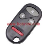 For Ho 3+1 button remote key blank with Red Panic (Without Logo Without battery place)