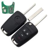 For Opel 3+1 button remote key with 315mhz PCF7937E(Pcf7941E) Chip