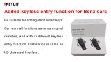 KEYDIY added keyless entry function for benz cars Same As KD Universal Interface