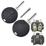 For Be 3 button remote key with ultrared rays (with two infrared ray hole in the key shell)