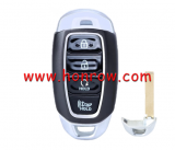 For Hyundai Palisade 4 button smart key with 433.92MHz FSK NCF29A1X / HITAG 3 / 47 CHIP  FCC ID:TQ8-FOB-4F19 P/N: 95440-S8200 Work On: 2019-2021 Hyundai Palisade （Europen & ME  MARKETS)