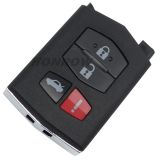 For Maz 3+1 button remote key blank
