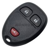 For G 2+1 button remote key blank With Battery Place