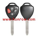 For high quality Toy 3+1 button remote key blank with toy43 blade enhanced version