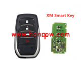 Xhorse VVDI for Toyota 4 button XM Smart Key XSTO00ENUniversal Remote Key Support Renew and Rewrite for Toyota Work for Plus Max VVDI2 VVDI Mini