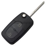 For Au 2 button remote key blank without panic (1616 battery Small battery)
